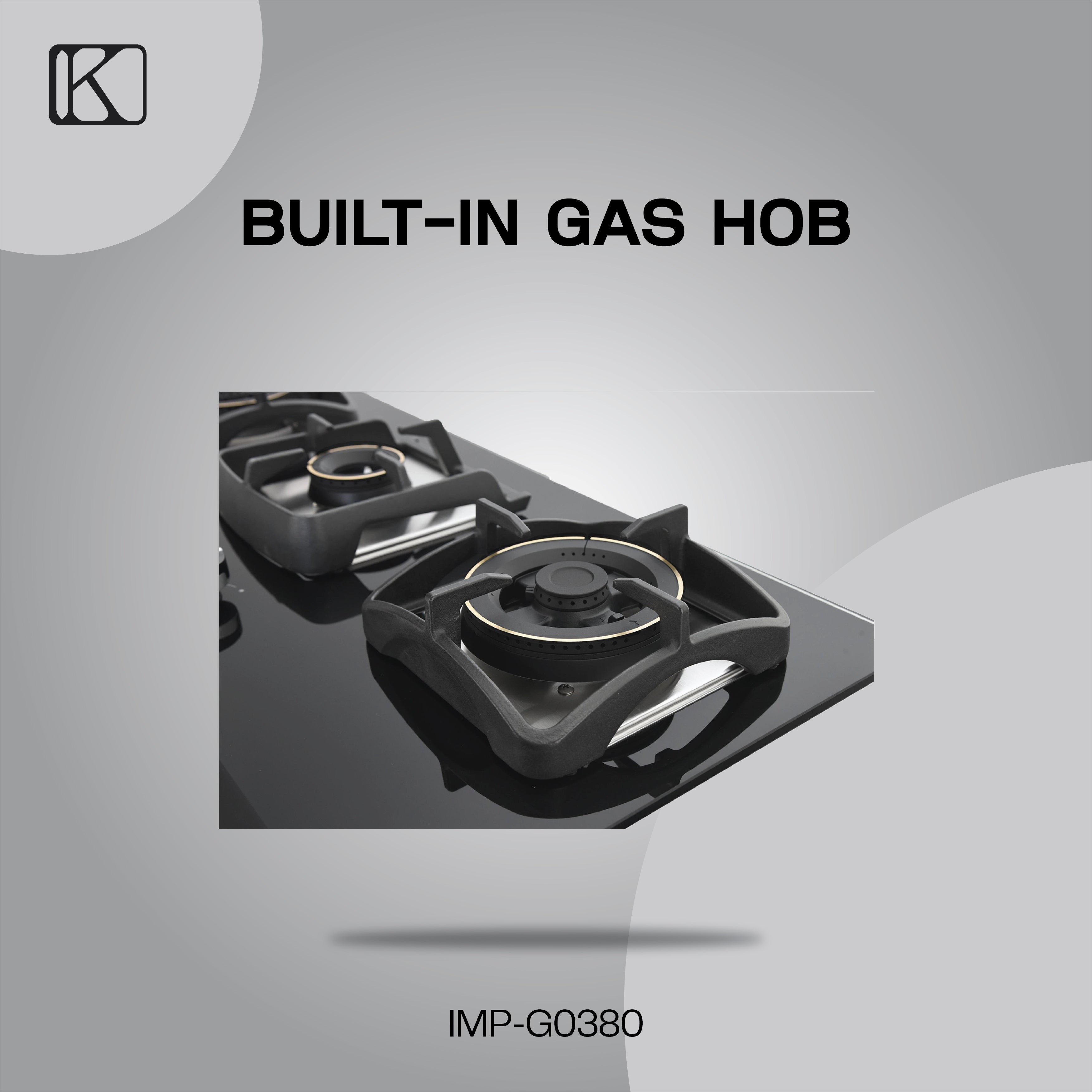 IMP‑G0380 Built‑In Gas Hob