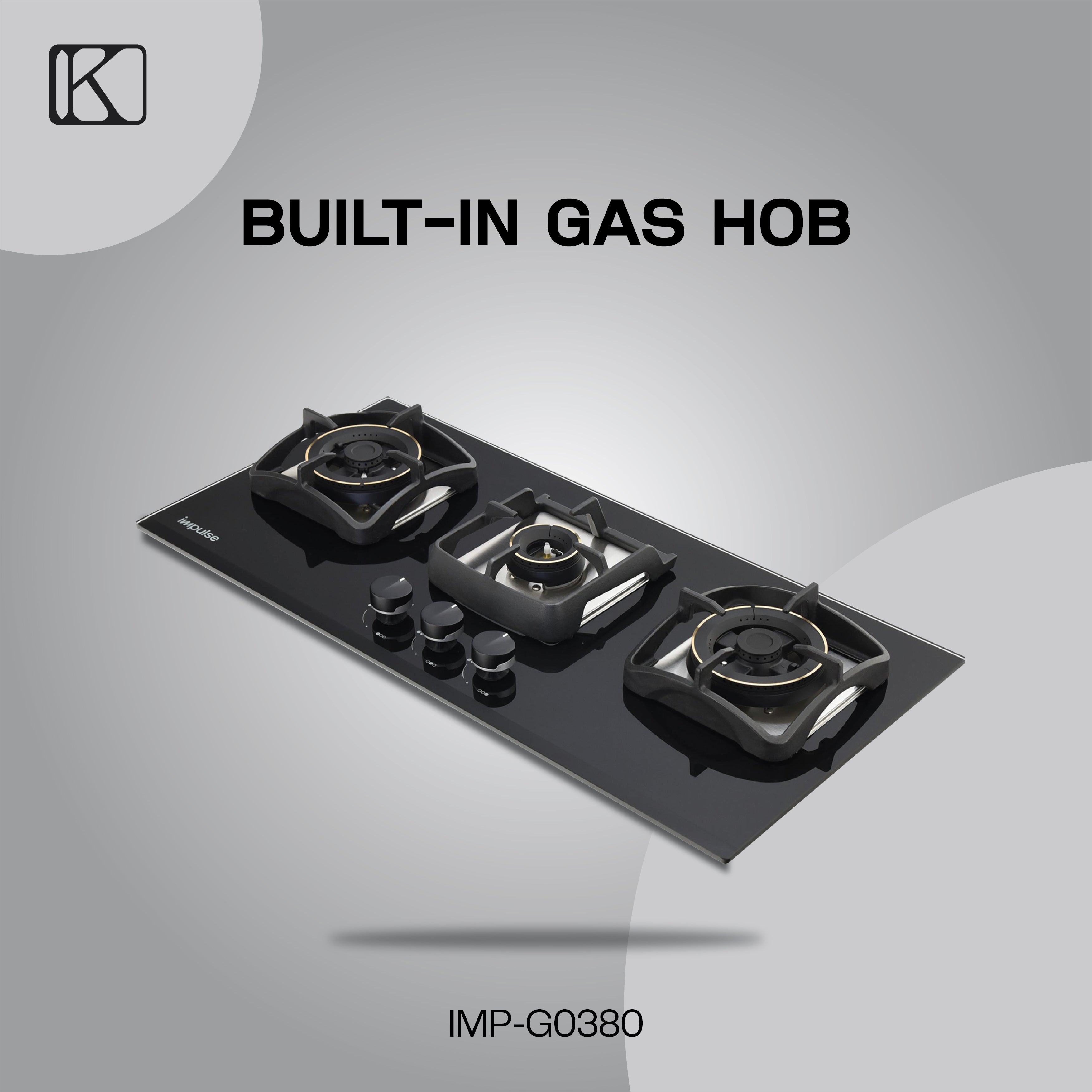 IMP‑G0380 Built‑In Gas Hob