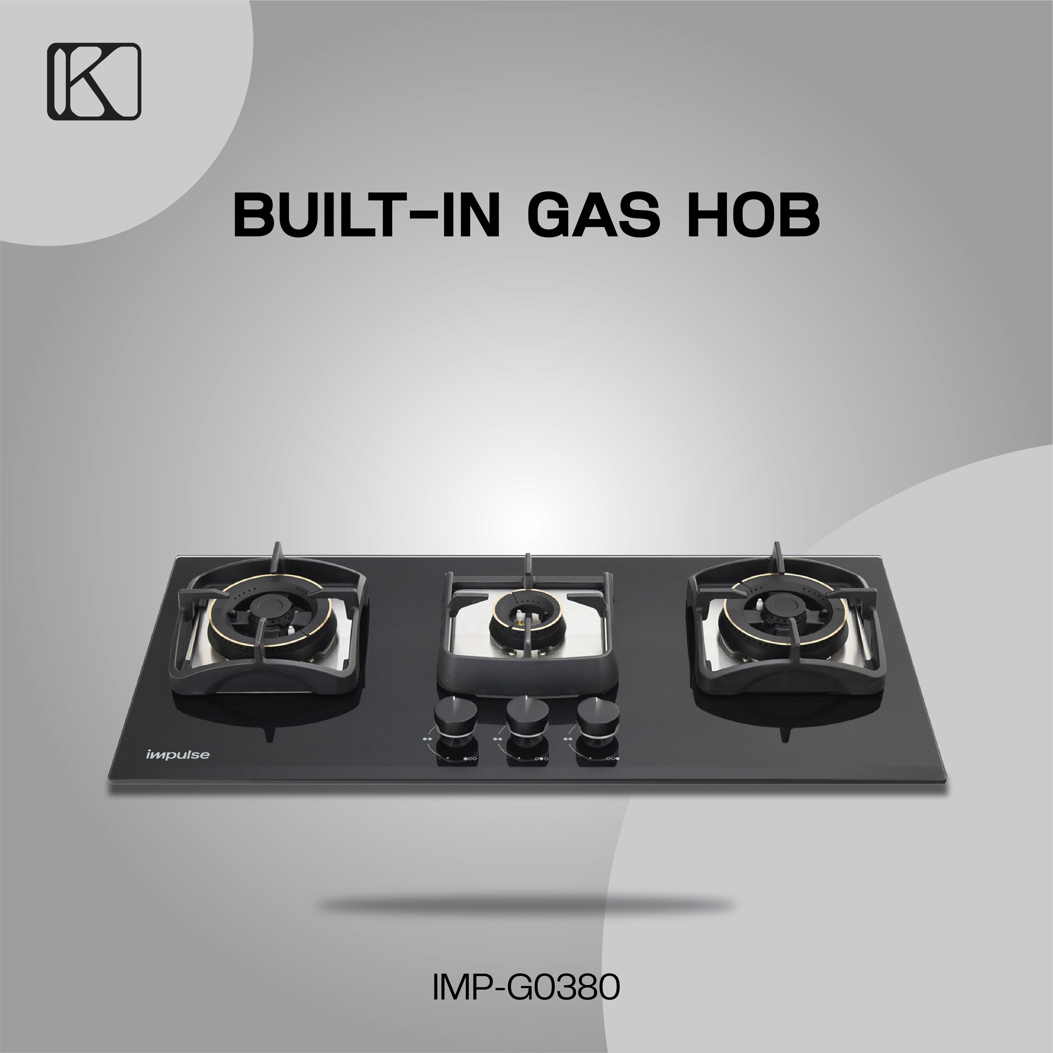 IMP‑G0380 Built‑In Gas Hob