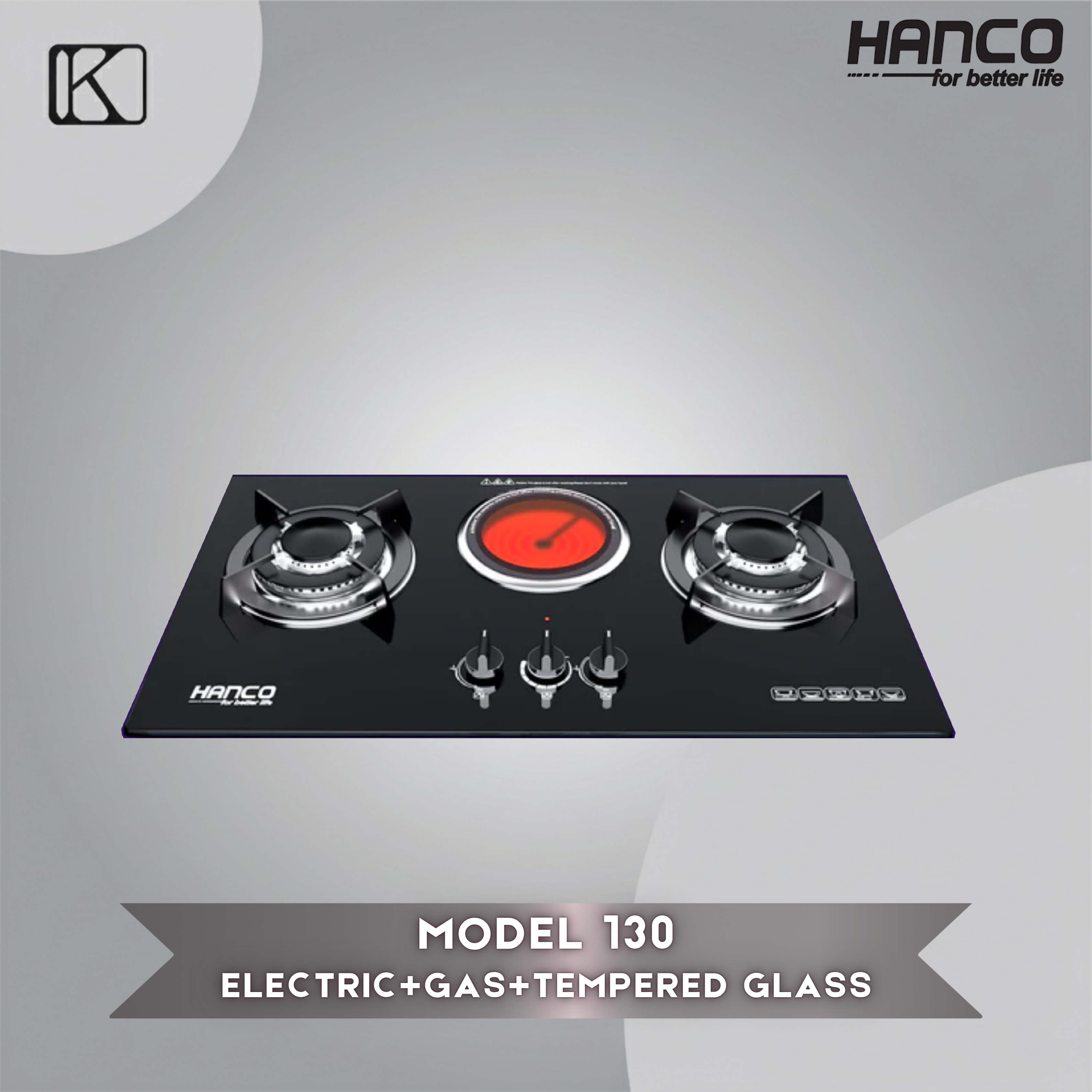 Electric + Gas Cooktops -HIRC-130
