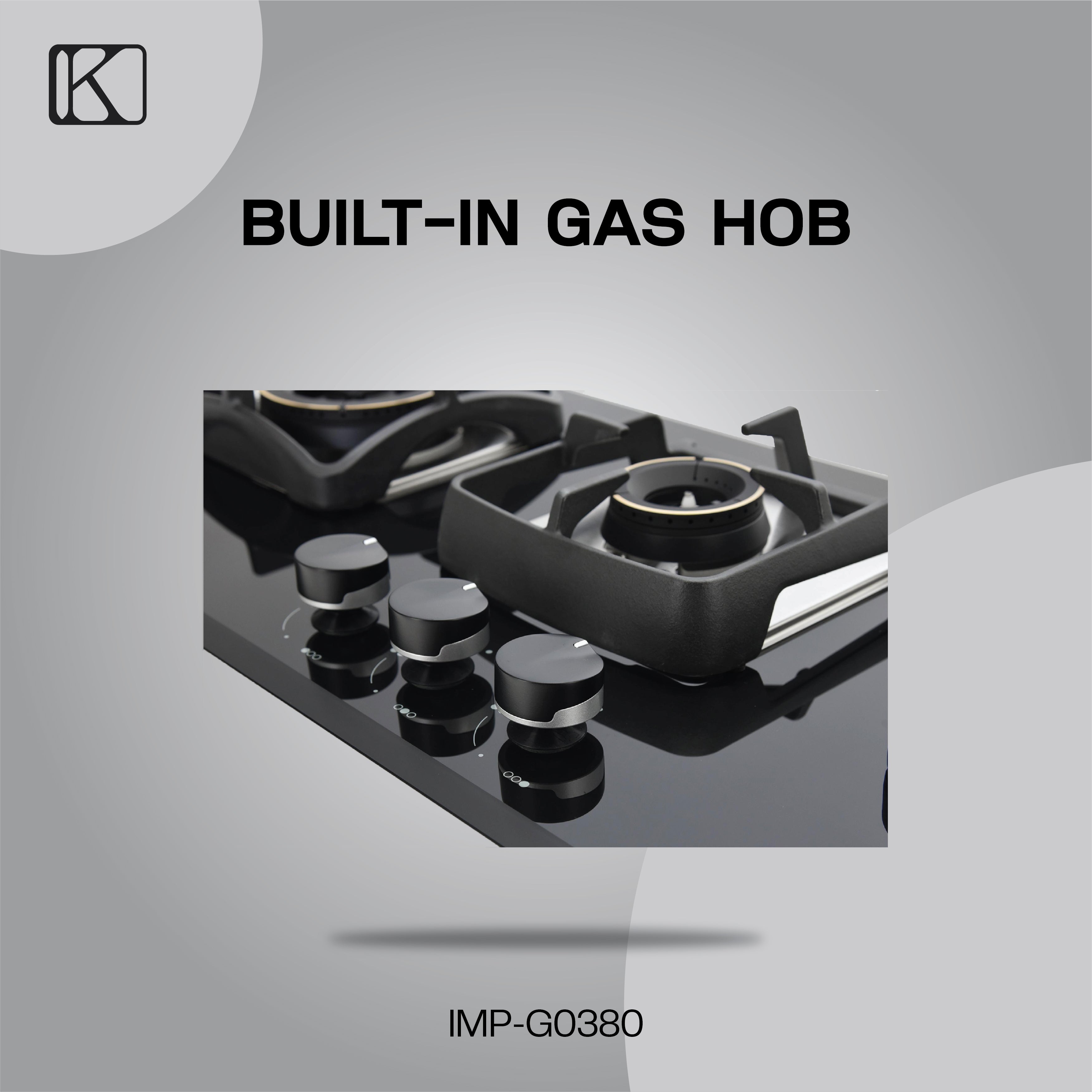 IMP‑G0380 Built‑In Gas Hob